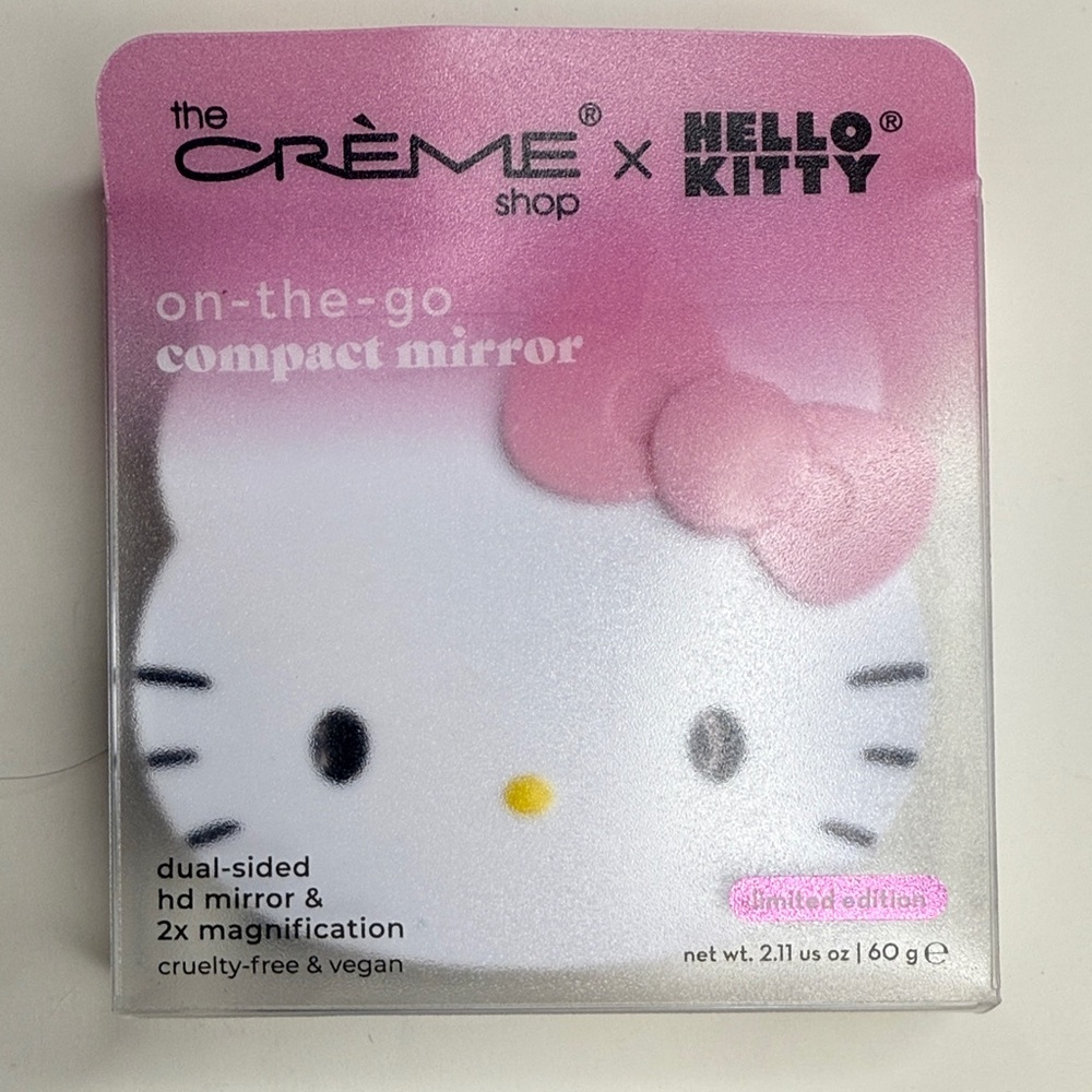 Limited Edition Hello Kitty Compact Mirror by - Pink